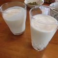 i_yokan's cooksnap of when they made ピンク！！桃の冷製スープ.