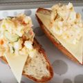 マー＆ネー's cooksnap of when they made 朝の幸せチーズポテサラのブルスケッタ.