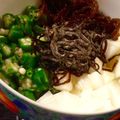 misabo's cooksnap of when they made ネバネバ塩昆布さん。.
