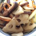 ｍａｍａｒａｄｅ's cooksnap of when they made 黒酢入り☆蓮根と人参の炒めなます.