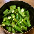 Tama家's cooksnap of when they made オクラの炒め物.