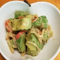 ドルフィンサーモン's cooksnap of when they made アボカドとカニカマのマヨ山葵醤油和え.