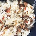 AiKoutuki's cooksnap of when they made 我が家の♪鶏ごぼう混ぜご飯.