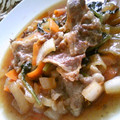 J・0505's cooksnap of when they made ほうれん草と牛肉の炒め物.