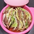 やくも☆'s cooksnap of when they made ルクエで作るお肉と白菜のミルフィーユ.