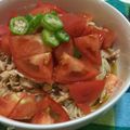 あこ太郎。's cooksnap of when they made トマトとツナのそうめん.