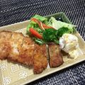 マリンＫ's cooksnap of when they made 揚げない！粉付けなし簡単あっさりトンカツ.