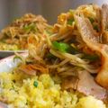 k14n's cooksnap of when they made ♪ 黄金の ♪ 豚キムチチャーハン.