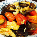なつみみずく's cooksnap of when they made 黒きくらげとトマトと卵の中華炒め.