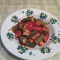 オレンジリング's cooksnap of when they made 鶏肉とおくらトマトのはちみつ味噌炒め♪.
