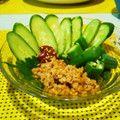 ないりんこ's cooksnap of when they made おくら納豆と茗荷の梅あえ.