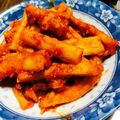 Kaaaeeee's cooksnap of when they made 簡単☆ちくわぶでなんちゃってトッポギ！.