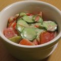 もんしゅしゅ's cooksnap of when they made トマトとキュウリとカニ棒のサラダ.