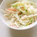 のじまさん's cooksnap of when they made たくさん食べられる☆カニカマもやしサラダ.