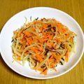 つちかな's cooksnap of when they made もやしとにんじんのナムルwith塩昆布.