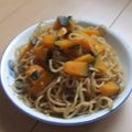 きらり流れ星's cooksnap of when they made カボチャとツナの塩焼きそば.