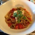 きみみ✧˖'s cooksnap of when they made リメイク！チキンのトマトスープパスタ.