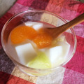 したーーん's cooksnap of when they made まるごとみかんの牛乳寒天.