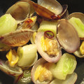 こまちゅ26's cooksnap of when they made あさりと長ねぎの中華風酒蒸し.