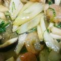 yyyuuuttt's cooksnap of when they made 海老とセロリのパセガリバタ醤油★.