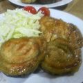 sayusami's cooksnap of when they made 茄子のくるくる焼き.