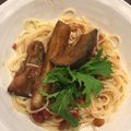 shyoko's cooksnap of when they made 茄子とトマト水煮缶で！夏野菜の冷製パスタ.