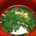 ゆきんこ_1112's cooksnap of when they made とうもろこしとモロヘイヤのスープ.