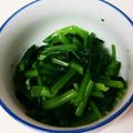しあわせお月さま's cooksnap of when they made 小松菜おひたし～昆布茶和え～.