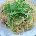 ゆか２００９'s cooksnap of when they made トマトと水菜とツナのパスタ.