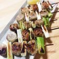 結真は道産子♪'s cooksnap of when they made 塩で頂く〜肉焼売のネギマ焼き！.
