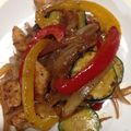 アントンブルー's cooksnap of when they made カジキと夏野菜のオイスター炒め.