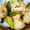 ヒナごはん's cooksnap of when they made やわらか鶏むね肉と長ネギのあんかけ煮.