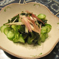 ジョングレ's cooksnap of when they made きゅうりとワカメとミョウガの酢の物＊.