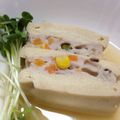 いちごばななしなもん's cooksnap of when they made shin☆の高野豆腐の鶏ひき肉はさみ.
