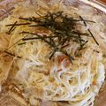 トクライ's cooksnap of when they made 梅とカツオの和え素麺♪.