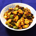 とこきち's cooksnap of when they made とり肉となすとバナナピーマンの炒め物.