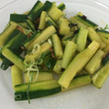 ♡桜子♡'s cooksnap of when they made 胡瓜の塩ネギ炒め.