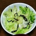もも1002's cooksnap of when they made ☆簡単♪レタスと塩昆布のサラダ☆.