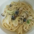 RieTamtam's cooksnap of when they made 明太子とキャベツのクリームパスタ.
