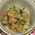 ナピト's cooksnap of when they made さっぱり！きゅうりの梅みそ和え☆.