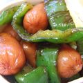 ヒマユカ's cooksnap of when they made お弁当に☆ソーセージとピーマンのソース味.