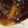 あき0304's cooksnap of when they made 冷凍卵を使ったとろ〜りハンバーグ.