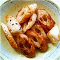 memepiko's cooksnap of when they made 簡単2分で！ピリ辛マヨちくわ.