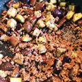 chicappe's cooksnap of when they made シソ香るふわっと豚そぼろナス炒め♪.
