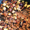 chicappe's cooksnap of when they made シソ香るふわっと豚そぼろナス炒め♪.