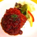 クック4ONYI6☆'s cooksnap of when they made トマト煮込みハンバーグ ☆大人味☆.