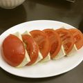 かおぽんぽこりん's cooksnap of when they made 春トマトとお豆腐のサラダ＊わさび添え….