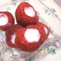 せいこ丸's cooksnap of when they made おうちで手作り♪一粒苺ミルクアイス.
