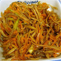 クックO81K68☆'s cooksnap of when they made 簡単きんぴらごぼう.