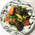 RoomA's cooksnap of when they made 茄子トマトきゅうりの鶏挽き肉カレー炒め.
